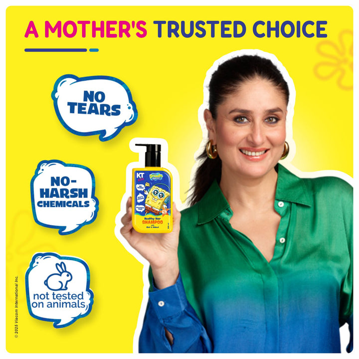 Gift Set ~ Hair Care For Boys 8–12 Years | Shampoo + Conditioner / Protein Cream + Hair Serum + Sun-Protection Hair Spray + Yellow Gift Bag + FREE Keychain