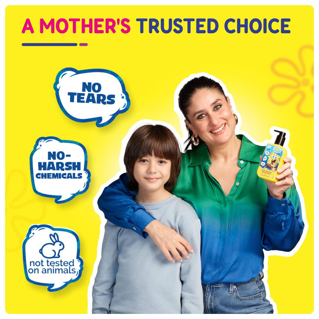 Haircare Trio Combo | Gentle Cleansing Shampoo Boys Age 3-7years + Conditioner / Protein Haircare Cream + Hair Leave-In Serum